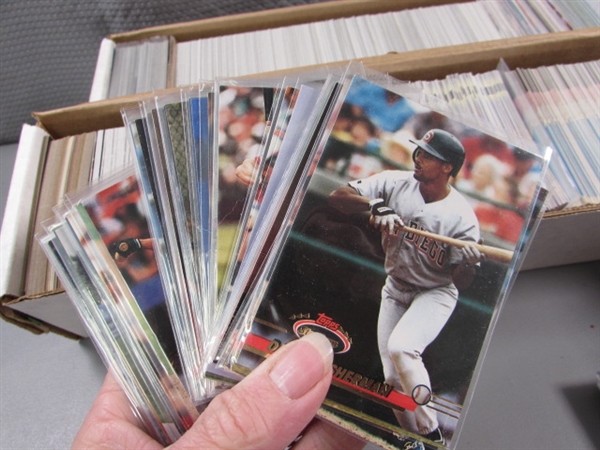 6 BOXES OF BASEBALL CARDS