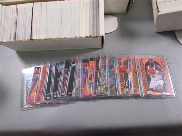 6 BOXES OF BASKETBALL CARDS