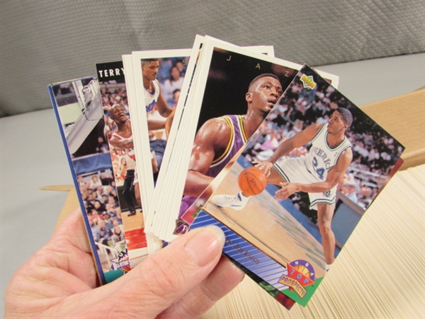 6 BOXES OF BASKETBALL CARDS