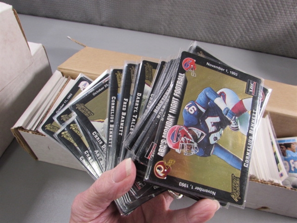 6+ BOXES OF FOOTBALL CARDS