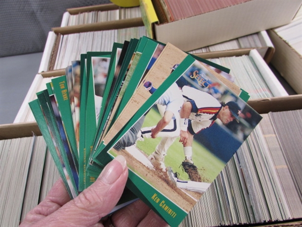 6 BOXES OF BASEBALL CARDS