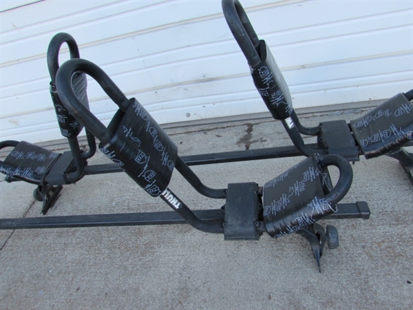 THULE ROOFTOP KAYAK RACK - NO KEYS