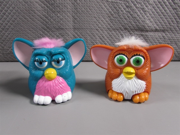 LARGE ASSORTMENT OF VINTAGE FURBY'S