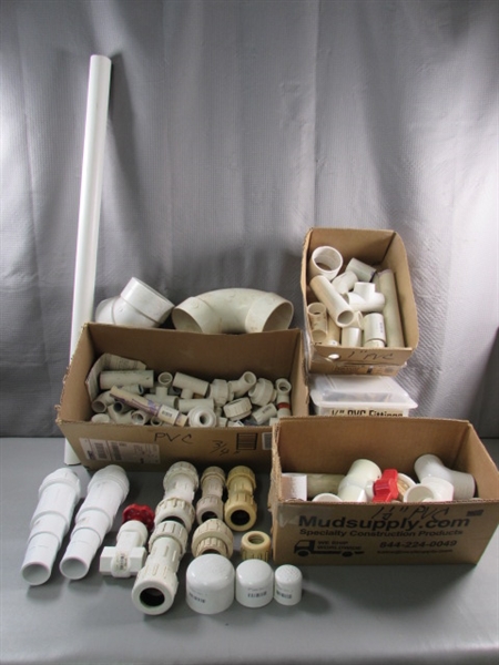 ASSORTED PVC FITTINGS & MORE