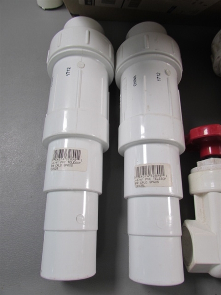 ASSORTED PVC FITTINGS & MORE