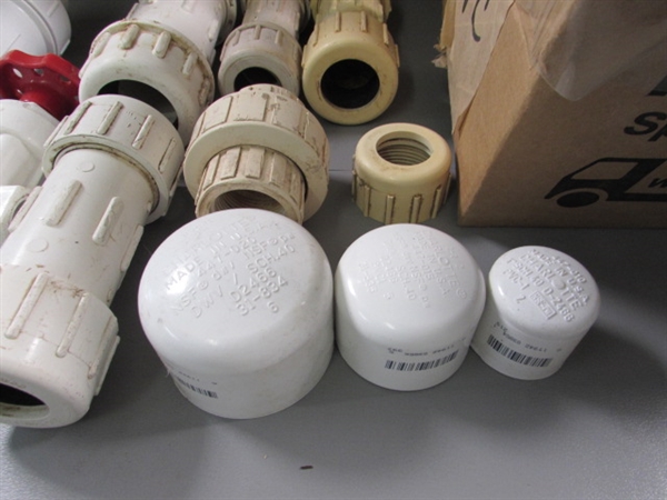 ASSORTED PVC FITTINGS & MORE