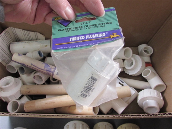 ASSORTED PVC FITTINGS & MORE