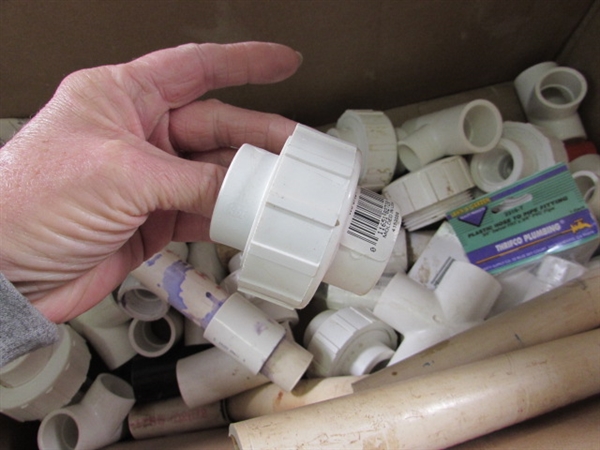 ASSORTED PVC FITTINGS & MORE