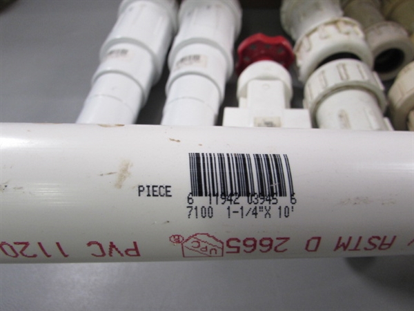 ASSORTED PVC FITTINGS & MORE