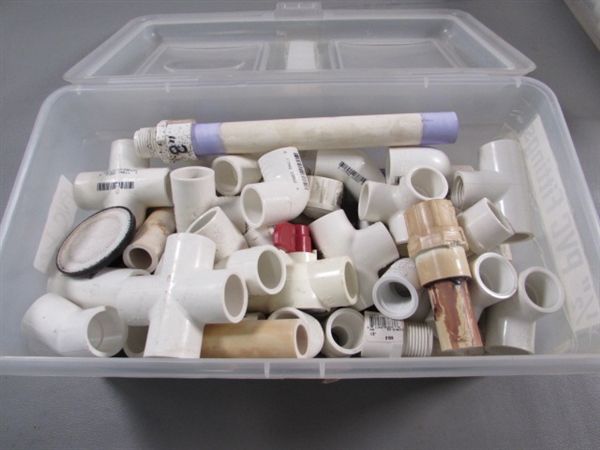 ASSORTED PVC FITTINGS & MORE