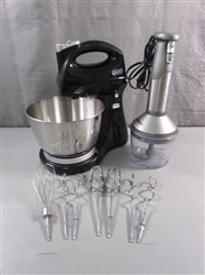 CUISINART STICK BLENDER & SUNBEAM HAND/STAND MIXER