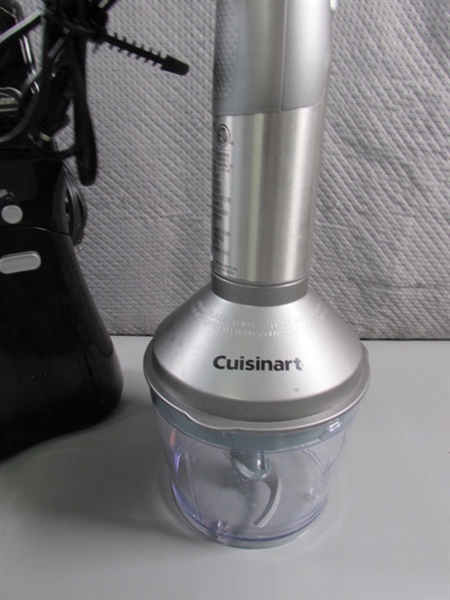 CUISINART STICK BLENDER & SUNBEAM HAND/STAND MIXER