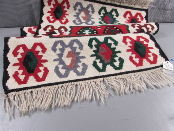 HAND WOVEN WOOL RUG