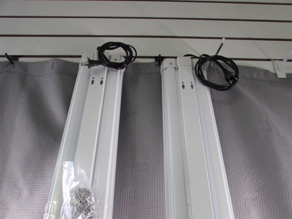 PAIR OF 4' LED SHOP LIGHTS