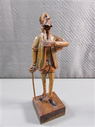 SPANISH HAND CARVED FIGURINE - OURO ARTESIARA