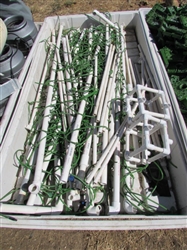 HYDROPONIC TRAY FULL OF IRRIGATION LINES