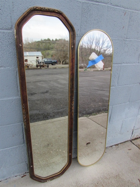 2 WALL/DOOR MIRRORS