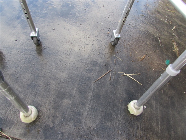 WALKERS, RAISED TOILET SEAT AND SAFETY BAR