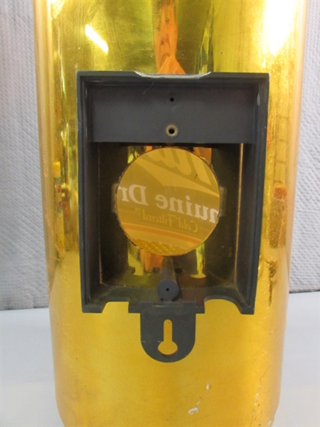 J&B WHISKY BOTTLE LAMP & OVERSIZED MILLER BEER BOTTLE