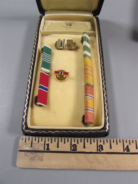 VINTAGE US MILITARY MERIT BADGE & PINS