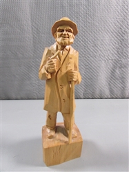 PIERRE LABELLE HAND CARVED WOODEN FIGURINE