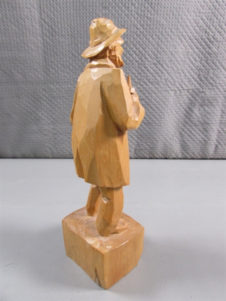 PIERRE LABELLE HAND CARVED WOODEN FIGURINE