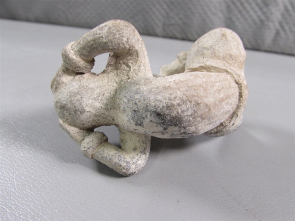 PRIMITIVE ACROBAT FIGURINE