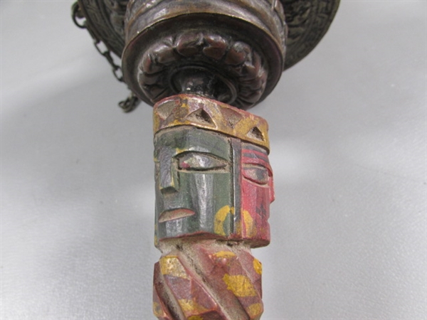 ANTIQUE TIBETIN PRAYER WHEEL