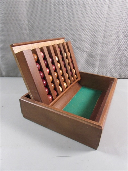 CAPTAIN'S MISTRESS WOOD CONNECT FOUR GAME