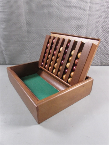 CAPTAIN'S MISTRESS WOOD CONNECT FOUR GAME