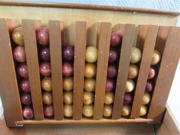 CAPTAIN'S MISTRESS WOOD CONNECT FOUR GAME