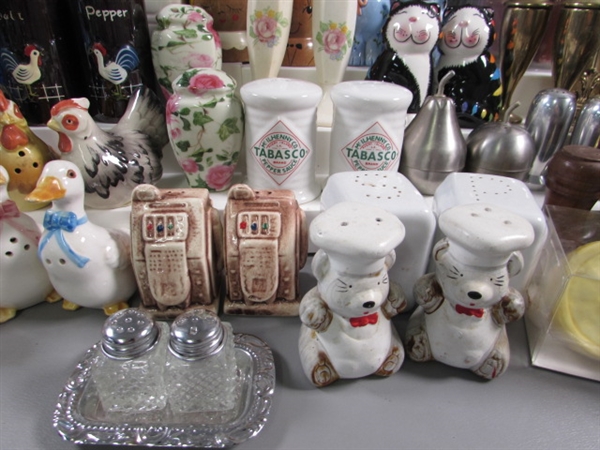 40+ SETS OF SALT & PEPPER SHAKERS