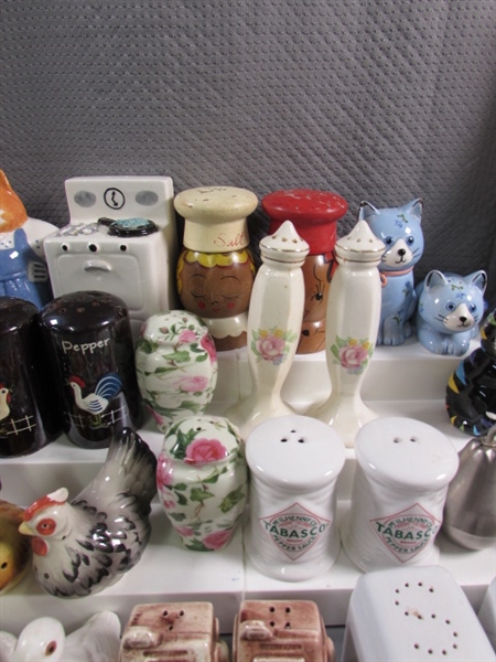 40+ SETS OF SALT & PEPPER SHAKERS