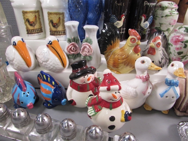 40+ SETS OF SALT & PEPPER SHAKERS