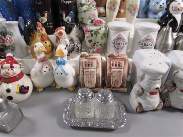 40+ SETS OF SALT & PEPPER SHAKERS