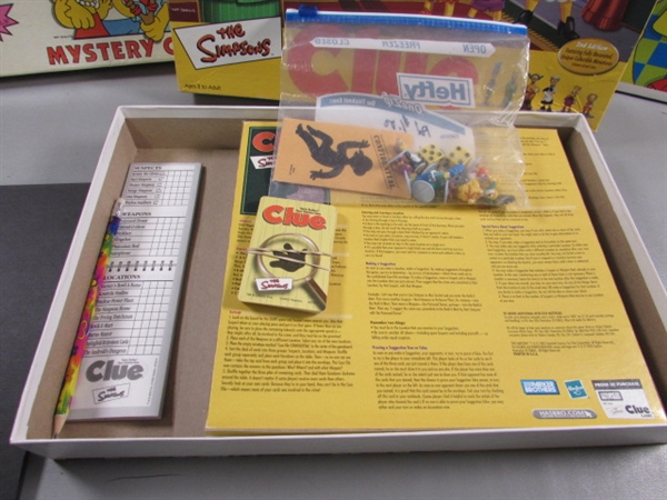 THE SIMPSONS BOARD GAMES