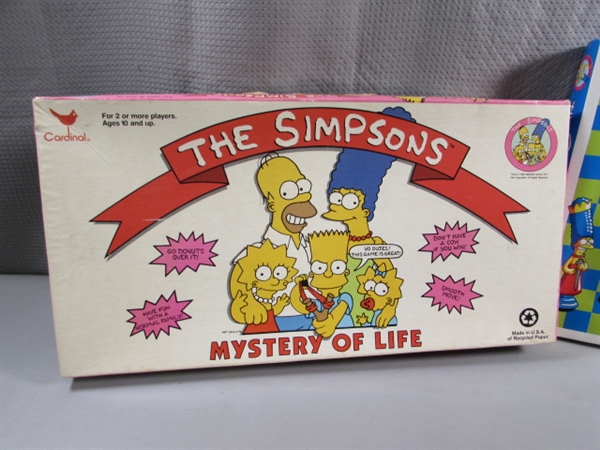 THE SIMPSONS BOARD GAMES