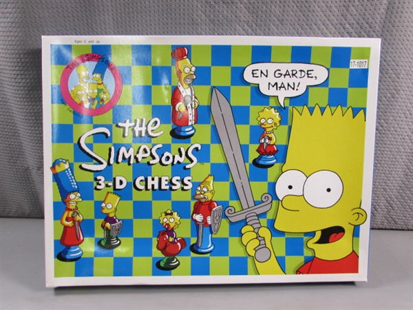 THE SIMPSONS BOARD GAMES