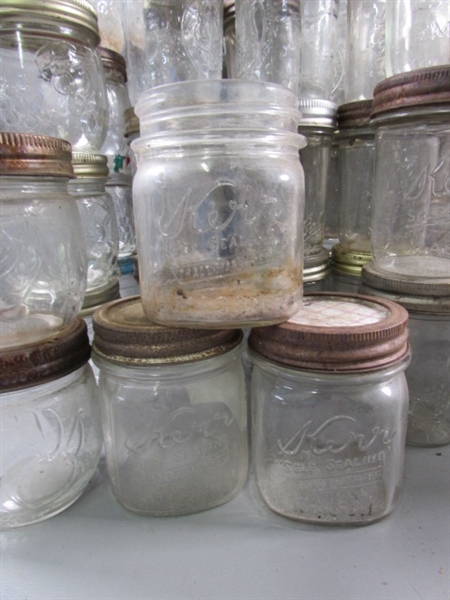 4+ DOZEN JELLY JARS - VINTAGE TO MODERN