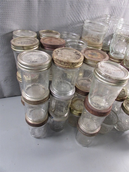 4+ DOZEN JELLY JARS - VINTAGE TO MODERN