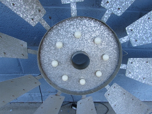 LIGHTED WINDMILL DECOR