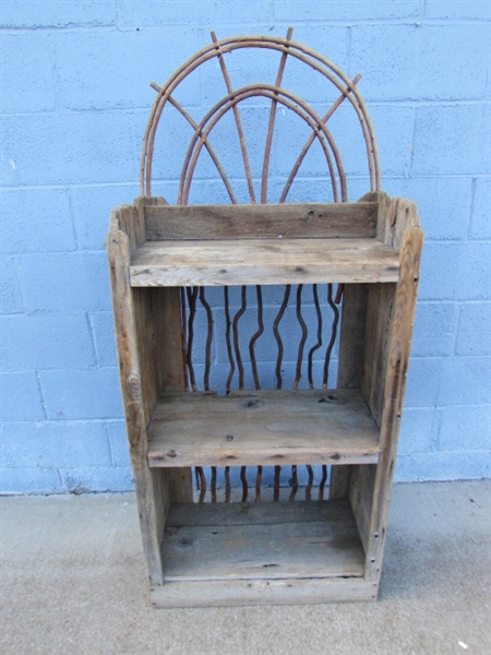 RUSTIC SHELVING UNIT