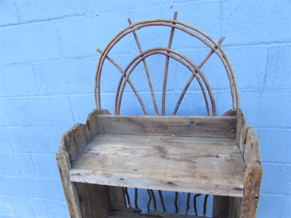 RUSTIC SHELVING UNIT