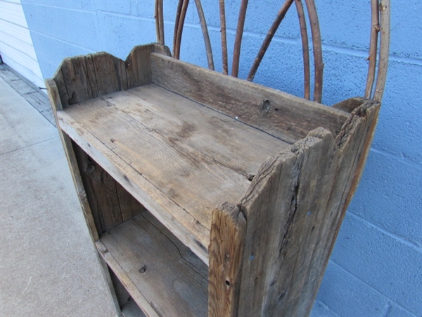 RUSTIC SHELVING UNIT