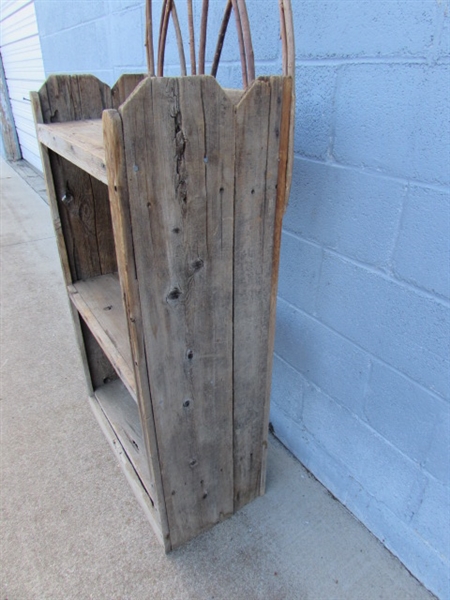 RUSTIC SHELVING UNIT