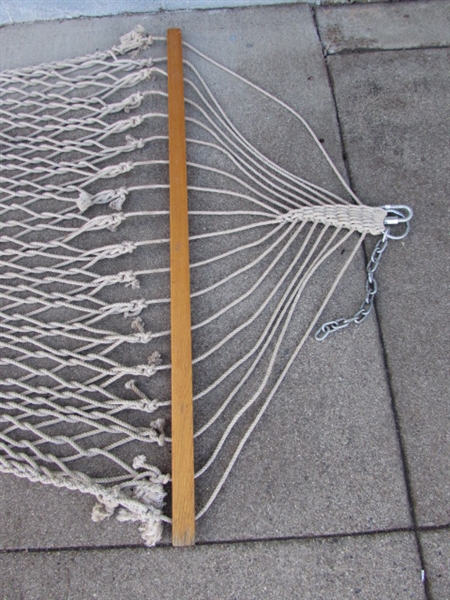 COTTON ROPE HAMMOCK