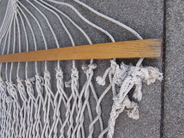 COTTON ROPE HAMMOCK