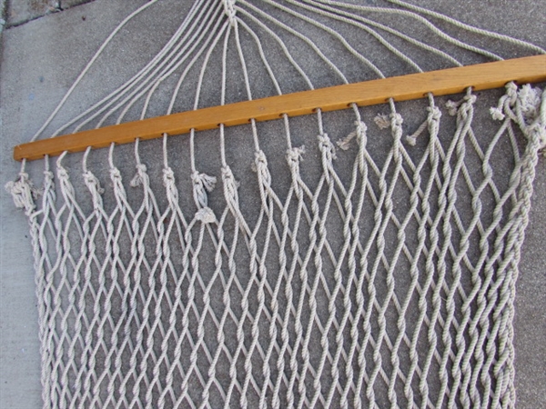 COTTON ROPE HAMMOCK