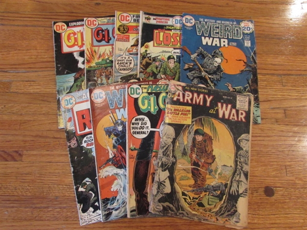 VINTAGE 1955-1978 DC WAR COMIC BOOKS