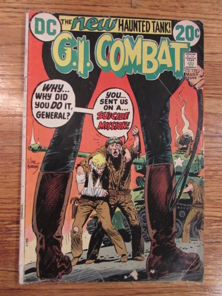 VINTAGE 1955-1978 DC WAR COMIC BOOKS